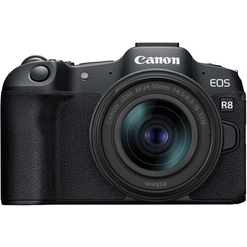 Фотоаппарат Canon EOS R8 Kit RF 24-50mm f/4.5-6.3 IS STM, черный